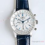 F1 Factory Navitimer Chronograph Breitling Leather Strap Watch for 70th-Anniversary